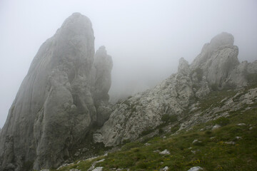 Tulove grede (part of Velebit mountain in Croatia) landscape