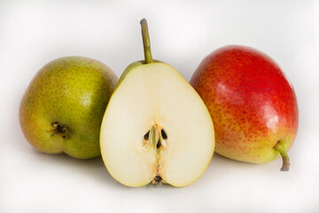 Pear close up macro image