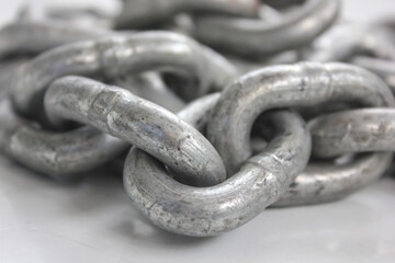 Obraz premium close up chain