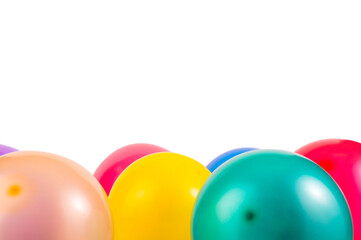 Air balloons on a white background