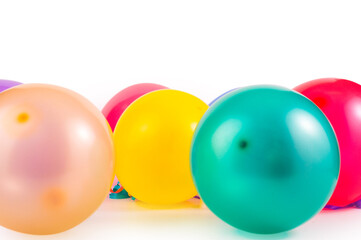 Air balloons on a white background