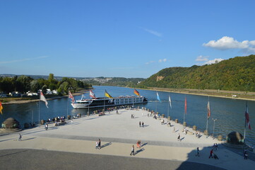 Deutsches Eck  (The German Corner
) in Koblenz