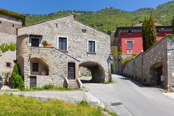 Frasso Telesino (Avellino, Italy) -  View of the old town