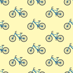 Obraz premium Bicycle bike pattern