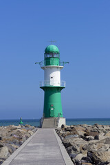 Leuchtturm auf der Warnemünder Westmole