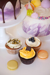 sweets on white