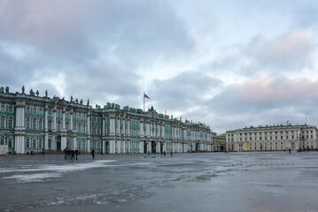 Fototapeta na wymiar The Winter Palace in Saint Petersburg