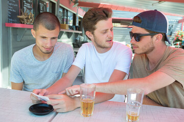 confusion in the bar