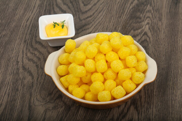 Cheese corn balls