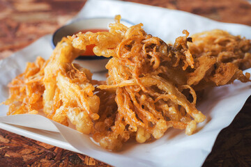 Golden Needle Mushroom.
