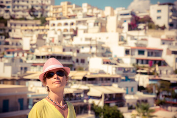 Young woman on summer vacation