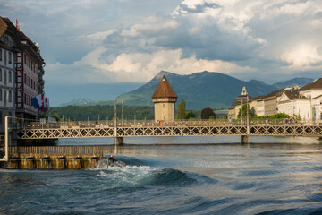 Chapel bridge in Switzerland