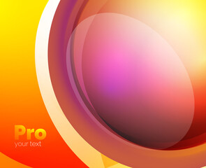 Shiny wave, glass futuristic hi-tech design. Vector abstract background