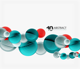 Circle vector background