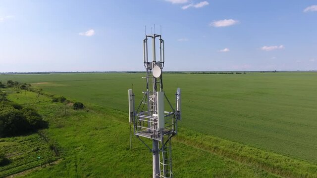 Cellular tower. Equipment for relaying cellular and mobile signal