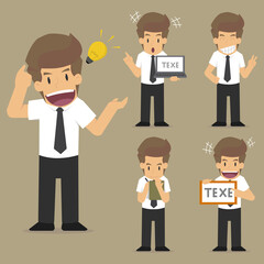 Set,Businessman Characte