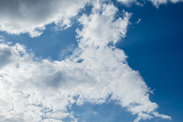 Sky clouds, sky with clouds and sun