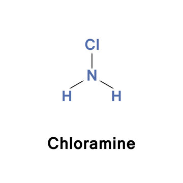 Chloramines are derivatives of ammonia by substitution of one, two or three hydrogen atoms with chlorine atoms, monochloramine, chloroamine, NH2Cl, dichloramine NCl2, and nitrogen trichloride, NCl3