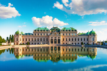 Belvedere Palace in Vienna, Austria