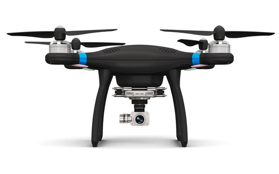 Quadcopter drone with 4K video and photo camera