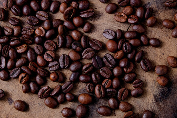 Brown coffee bean background