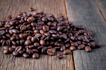 Brown coffee bean background