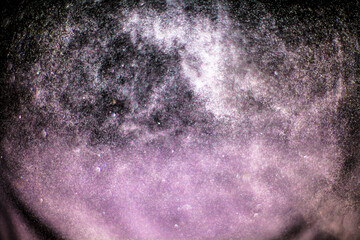 Abstract bokeh glitter background Colorful from the water bubble. Astrology Mystic Galaxy nebula and Outer Space of Universe in Concept To the Infinity and Beyond .