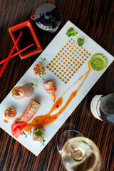 lunch at restaurant
