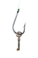 Fishook snagged skeleton key