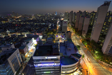 Fototapeta premium Miasto Seul, Korea