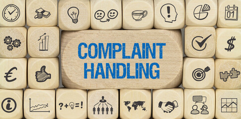 Complaint Handling / Würfel mit Symbole