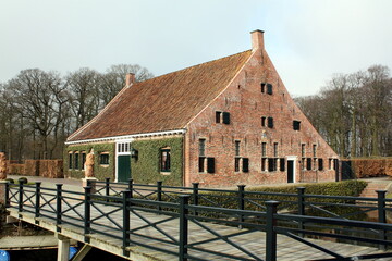 Fototapeta na wymiar The Treasure House is an by building of the Menkemaborg. The Netherlands
