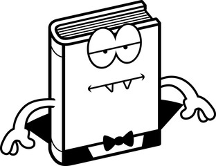 Cartoon Horror Novel Bored