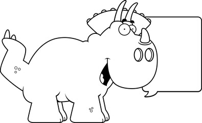 Talking Cartoon Triceratops