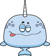 Drunk Cartoon Narwhal © corythoman
