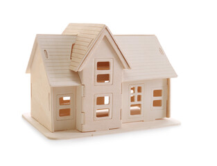 House model on white background