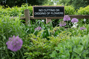 garden sign