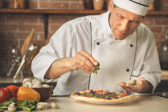  Bakery chef cooking bake in the kitchen professional