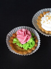 Cake with cream