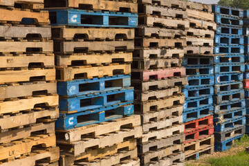 Stack of Wooden Pallets