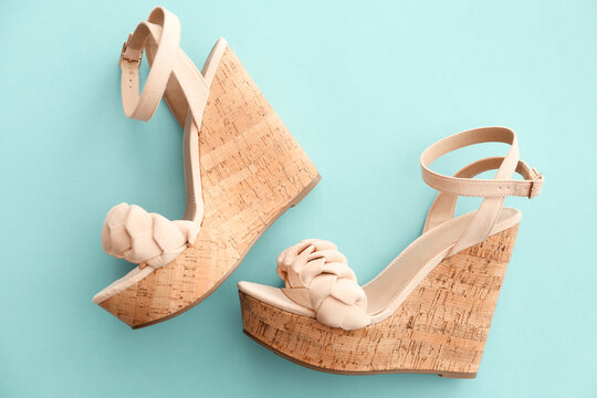 Beautiful top wedge heels