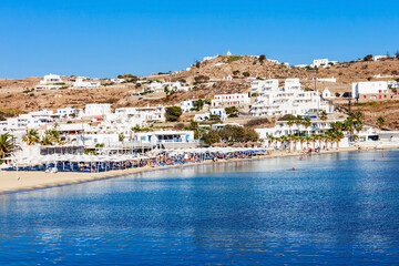 Mykonos island beach, Greece
