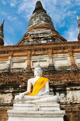 Buddhastatue im wat yai chaimongkhon