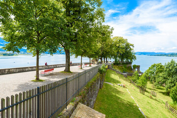 Rapperswil City at lake Zuerich, Switzerland - travel destination in Europe