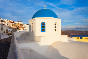 Fototapeta premium Oia town in Santorini
