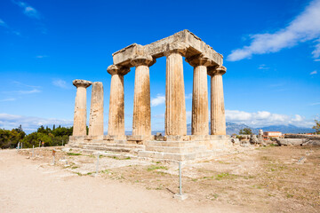 Ancient Corinth in Greece