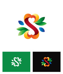 Abstract Letter S Logo