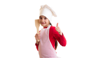Little girl cooking 
