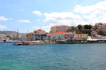 View of the Venetian port of Chania. Crete, Greece.