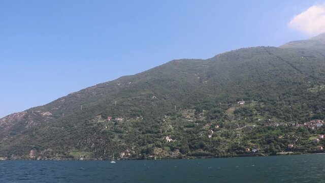 Lake Como in summer, Lombardy Italy 